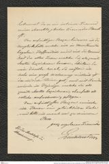Nachlass Franz Steindachner, Brief von Franz Liechtenstern an Franz Steindachner (23.12.1883), Inv.Nr. 303.10, Seite 4